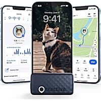 Tractive Smart Cat GPS Tracker with 6 Month Subscription Real-Time Location & Wellness Monitoring for Cats