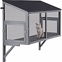 UniPaws Bug Proof Cat Catio Window Perch House with Filter Screen