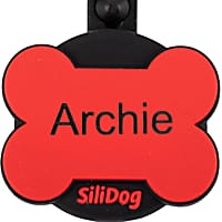 SiliDog Silent Personalized Smart Tag Pet ID Tag for Dogs