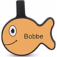 SiliDog Silent Personalized Goldfish Pet ID Tag for Dogs