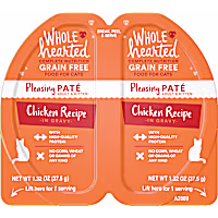 WholeHearted Grain-Free Chicken Recipe in Gravy Pate Cat Food Split Cups