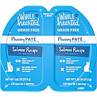 WholeHearted Grain-Free Salmon Recipe in Gravy PateCat Food Split Cups