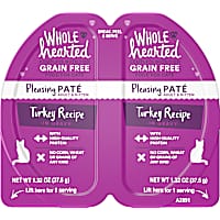WholeHearted Grain-Free Turkey Recipe in Gravy Pate Cat Food Split Cups