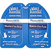 WholeHearted Grain-Free Whitefish & Tuna Recipe in Gravy PateCat Food Split Cups