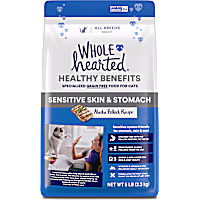 WholeHearted Sensitive Skin and Stomach Alaskan Pollock Recipe Grain-Free Dry Cat Food
