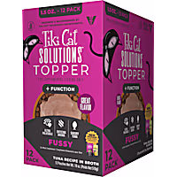Tiki Cat Solutions Topper Multipack, Fussy, Tuna Recipe in Broth Cat Food