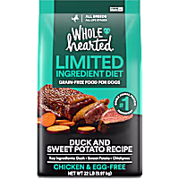 WholeHearted Limited Ingredient Diet Duck & Sweet Potato Recipe Dog Food