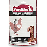 PureBites Made In USA, 1 Ingredient, Chicken Heart Freeze Dried Dog Treats