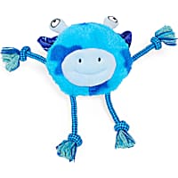 Leaps & Bounds Blue Knotty Monster Plush Rope Dog Toy