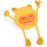 Leaps & Bounds Yellow Knotty Monster Plush Rope Dog Toy