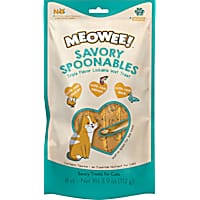 Meowee! Savory Spoonables with Real Chicken, Salmon & Duck Cat Treats