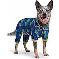 Petco Blue Plaid Pet Pajamas