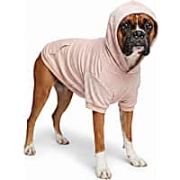 Petco Textured Light Pink Pet Hoodie