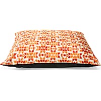 Petco Orange Flower Plush Pillow Lounger Dog Bed