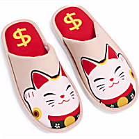 Petco Fortune Cat Adult Slippers