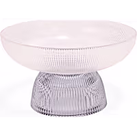 EveryYay Elevated Round Glass Dog Bowl