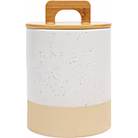 EveryYay Speckled White Treat Jar