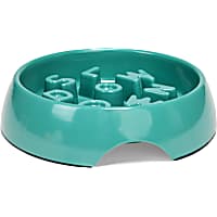EveryYay Alphabet Slow Feeder Dog Bowl