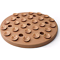 EveryYay Mauve Floral Snuffle Lick Mat for Dogs