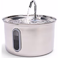 EveryYay 3-Liter Stainless Steel Pet Fountain
