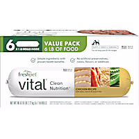 Freshpet Vital Fresh Chicken Recipe with Peas, Carrots, & Brown Rice Value Pack Dog Food