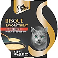 Sheba Selections Bisques Chicken Recipe Lickable Cat Treats & Cat Food Toppers
