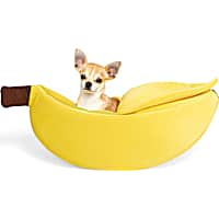 EveryYay Banana Hooded Cat Bed