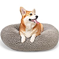 EveryYay FauX Fur Round Cuddler Dog Bed