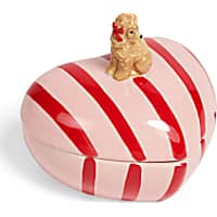Petco Heart Dog Ceramic Jewelry Box