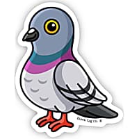 Blank Tag Stickers Pigeon Vinyl Sticker
