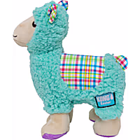 KONG Teal Spring Sherps Llama Dog Toy