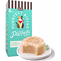 Merrick Purrfect Bistro Petite Parfaits Chicken and Tuna Mousse with Sole in Glaze Gravy for Wet Cat Treats