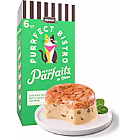 Merrick Purrfect Bistro Petite Parfaits Chicken Mousse with Sockeye Salmon in Glaze Gravy Wet Cat Treats