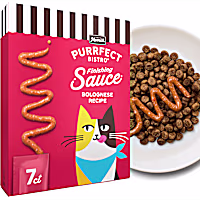 Merrick Purrfect Bistro Bolognese Recipe Sauce Wet Cat Treats, Delicious for Snacking or Cat Food Topper