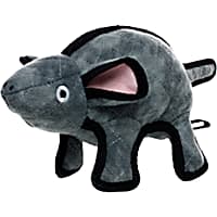 Tuffy Barnyard Mouse Gray Dog Toy