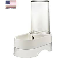 Richell White Elevated Gravity Pet Water Dispenser