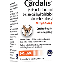Cardalis Chewable Tablets 20 mg/2.5 mg