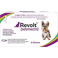 Revolt Canine Topical Solution for Dogs 5.1-10 lbs