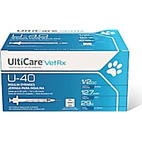 UltiMed U-40 Insulin Syringes 1/2 Unit Markings, 29G x 1/2" 1/2 cc