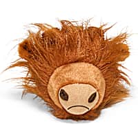 Petco Highland Cow Head Plush with Nylon Horns Dog Toy