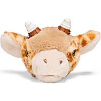 Petco Giraffe Head Plush with Nylon Horns Dog Toy