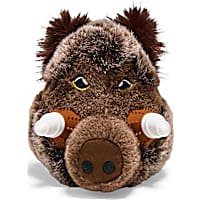 Petco Boar Head Plush with Nylon Horns Dog Toy