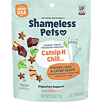 Shameless Pets Catnip N Chill Chicken Liver & Catnip Recipe Crunchy Cat Treats