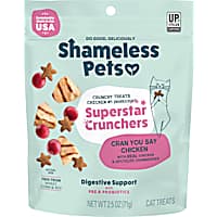 Shameless Pets Superstar Crunchers Cran You Say Chicken Chicken & Cranberry Recipe Crunchy Cat Treats