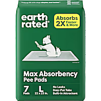 Earth Rated Max Absorbency, 2X Faster & More, Leak-Proof Dog Pee Pads