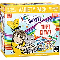 B.F.F. OMG Gravy Yippy Ki Yay! Variety Pack Wet Cat Food