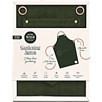 We The Wild Garden Apron Water-Resistant Plant Care Apron with Tool Pockets