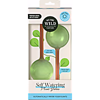 We The Wild Self-Watering Plant Globes Handblown Glass Watering Globes for Houseplants