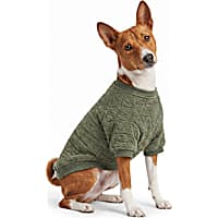Petco Green Textured Pet Crewneck