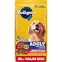 Pedigree Adult Complete Nutrition Grilled Steak & Vegetable Flavor High Protein Adult Dry Dog Food